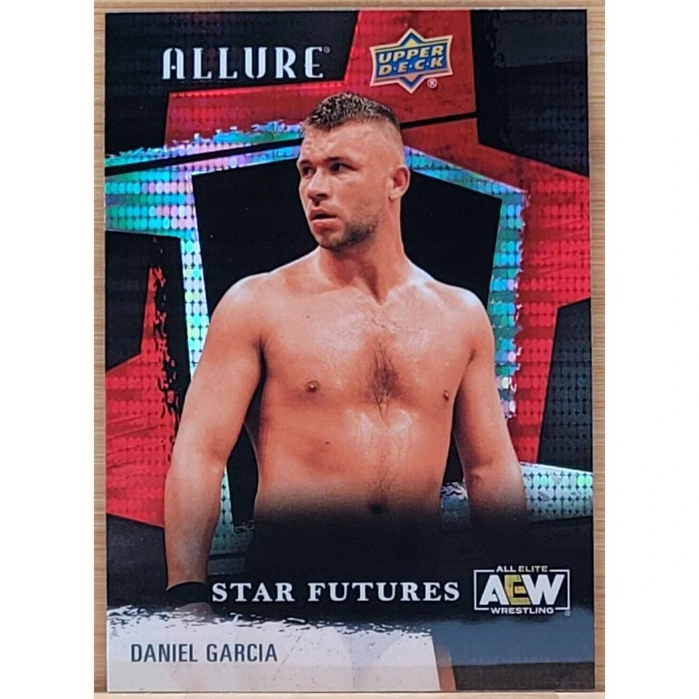 2022‎ UPPER DECK AEW ALLURE DANIEL GARCIA STAR FUTURES RED RAINBOW RC